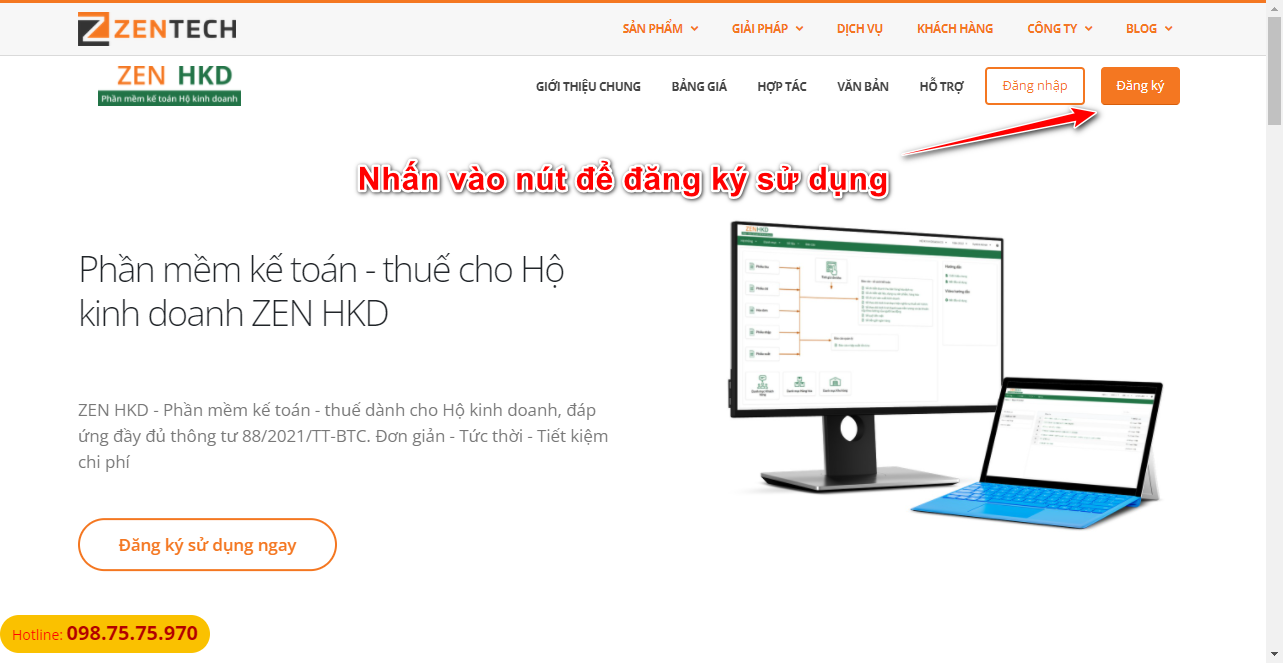 Website Zen HKD